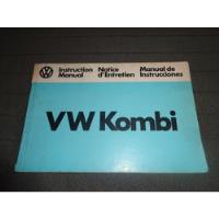 Volkswagen Kombi 1978  Libro Manual segunda mano  Palermo