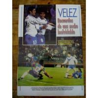 Recorte Vélez Sarfield Copa Libertadores 1994 segunda mano  Argentina