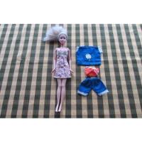 Barbie Con Vestido, Original Mattel, 1990!!, Excelente Estad segunda mano  Argentina