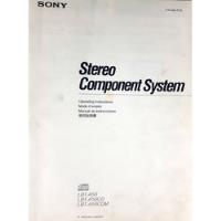 Manual De Usuario Del  Equipo De Música Sony Lbt - A50 , usado segunda mano  Argentina