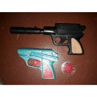 Lote 2 Pistolas / Revolveres De Plastico Con Balines segunda mano  Argentina
