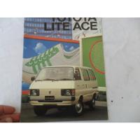 Antiguo Folleto Toyota Lite Ace Furgon  Antiguo No Manual segunda mano  Argentina