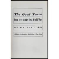 The Good Years. From 1900 To The First World War. 50n 064 segunda mano  Argentina