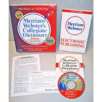 Collegiate Dictionary + Thesaurus Cd 1994 Merrian Webster´s segunda mano  Argentina