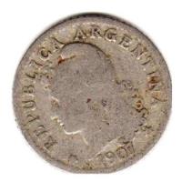 Usado, Moneda Niquel De 5  Centavos Año 1907  15 Dolares Catalogo segunda mano  Argentina