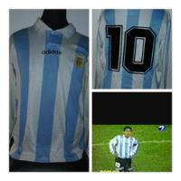 Camiseta Maradona 1994- Argentina Vs Marruecos. segunda mano  Argentina