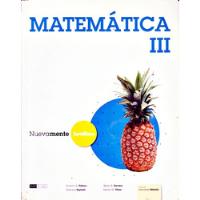 Matemática 3 - Nuevamente - Nap 9º Año - Santillana Sin Uso, usado segunda mano  Argentina
