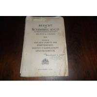Catalogo 1932 Schimmel & Co Perfume Cosmetica Informe Molde segunda mano  Argentina