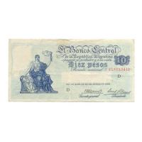 Billete Progreso 10 Pesos Bot 1886 Gagneux Casares Muy Bueno segunda mano  Argentina