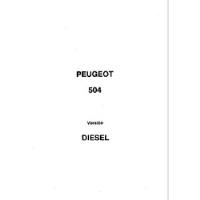 Manual Del Taller Peugeot 504 Diesel segunda mano  Bahía Blanca